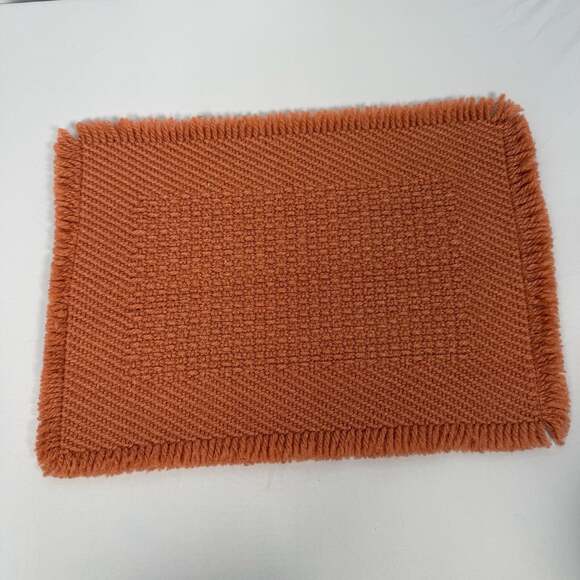 Unbranded Other - Vintage 1970's Coral Woven Placemats, Set of 4